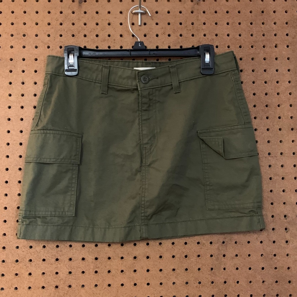 Levi's Olive Green Mini Skirt